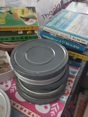 16 Mm Star Wars Vintage Stackable Metal Storage Canister - Gray
